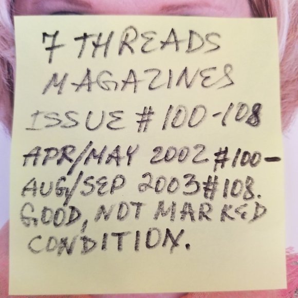 7, years 2002-2003, Threads Magazines, #100-108 issues. - Picture 5 of 7